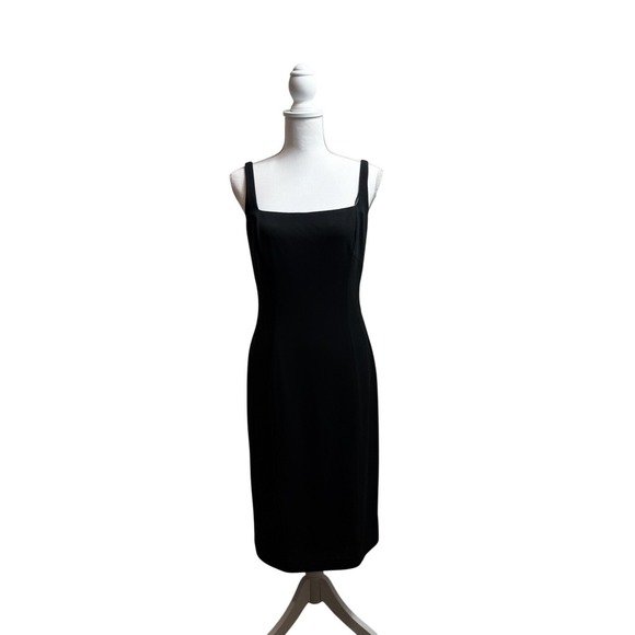 Alex Evenings Dresses & Skirts - Alex Evenings Midi Dress Sleeveless Black Party Cocktail Dress Size 6